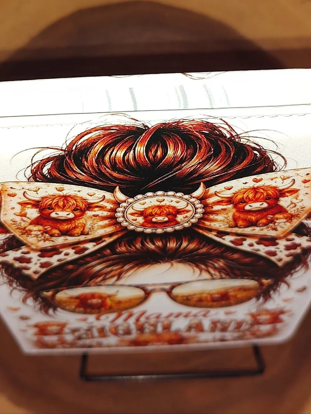 New! Highland Cow Mama Soft Cover Notebook